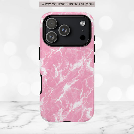 Marble Crush in Pink - iPhone Case