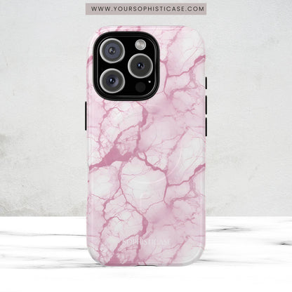 Marble Opulence in Pink - Magsafe Case