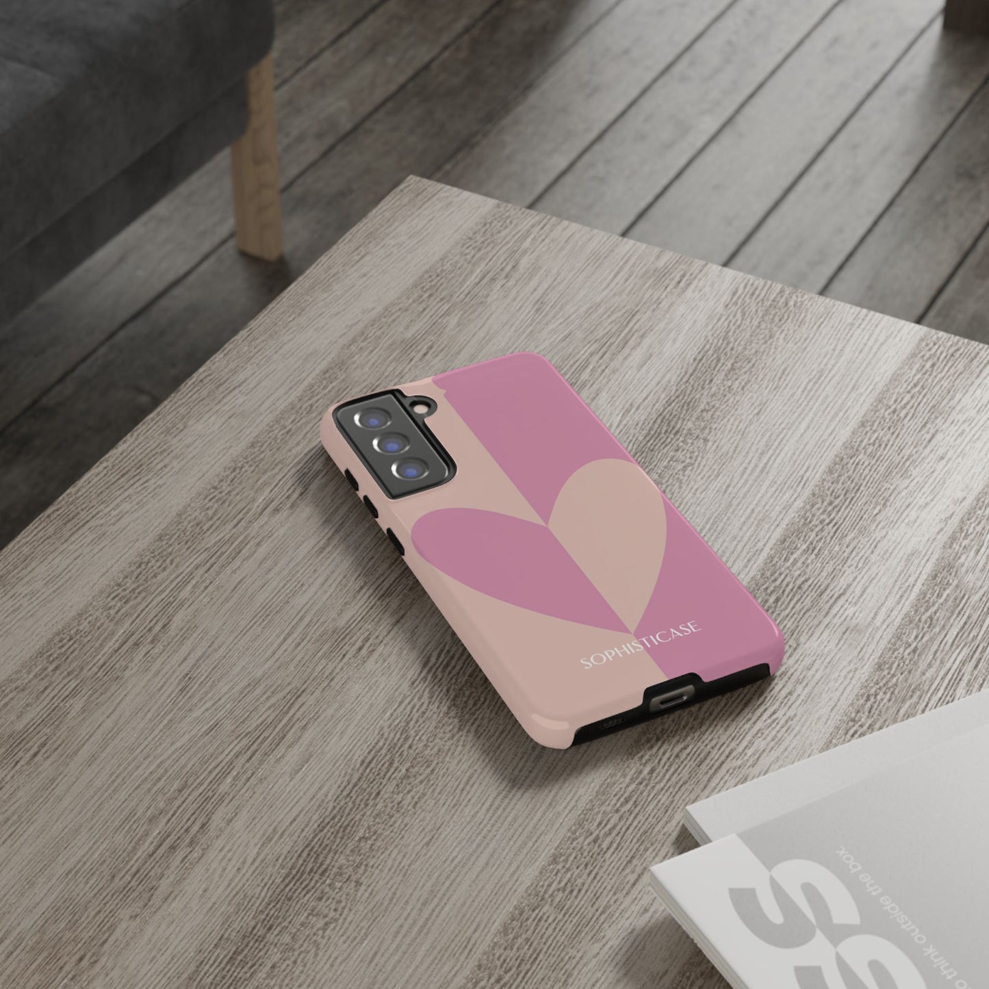 Be Mine in Pink and Brown - iPhone Case, Samsung Galaxy Case, Google Pixel Case