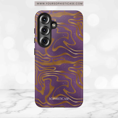 Cosmic Zebra in Purple - iPhone Case, Samsung Galaxy Case, Google Pixel Case