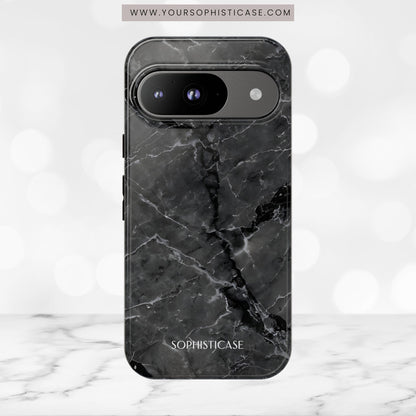 Marble Opulence in Black - iPhone Case, Samsung Galaxy Case, Google Pixel Case