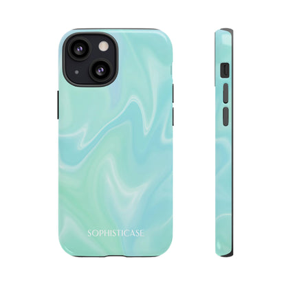 Liquid Magic in Green Haze - iPhone Case