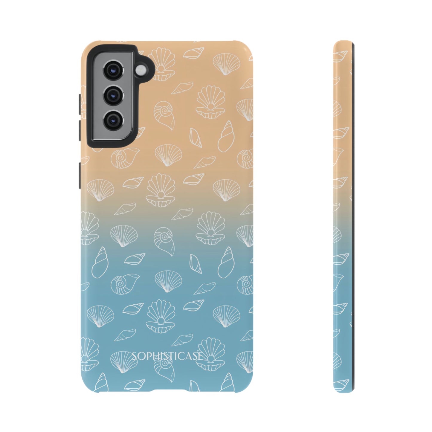 Seashell Society in Sandy Shore - iPhone Case, Samsung Galaxy Case, Google Pixel Case
