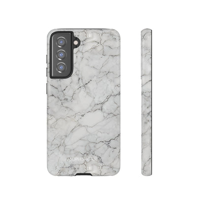 Marble Opulence in White - iPhone Case, Samsung Galaxy Case, Google Pixel Case