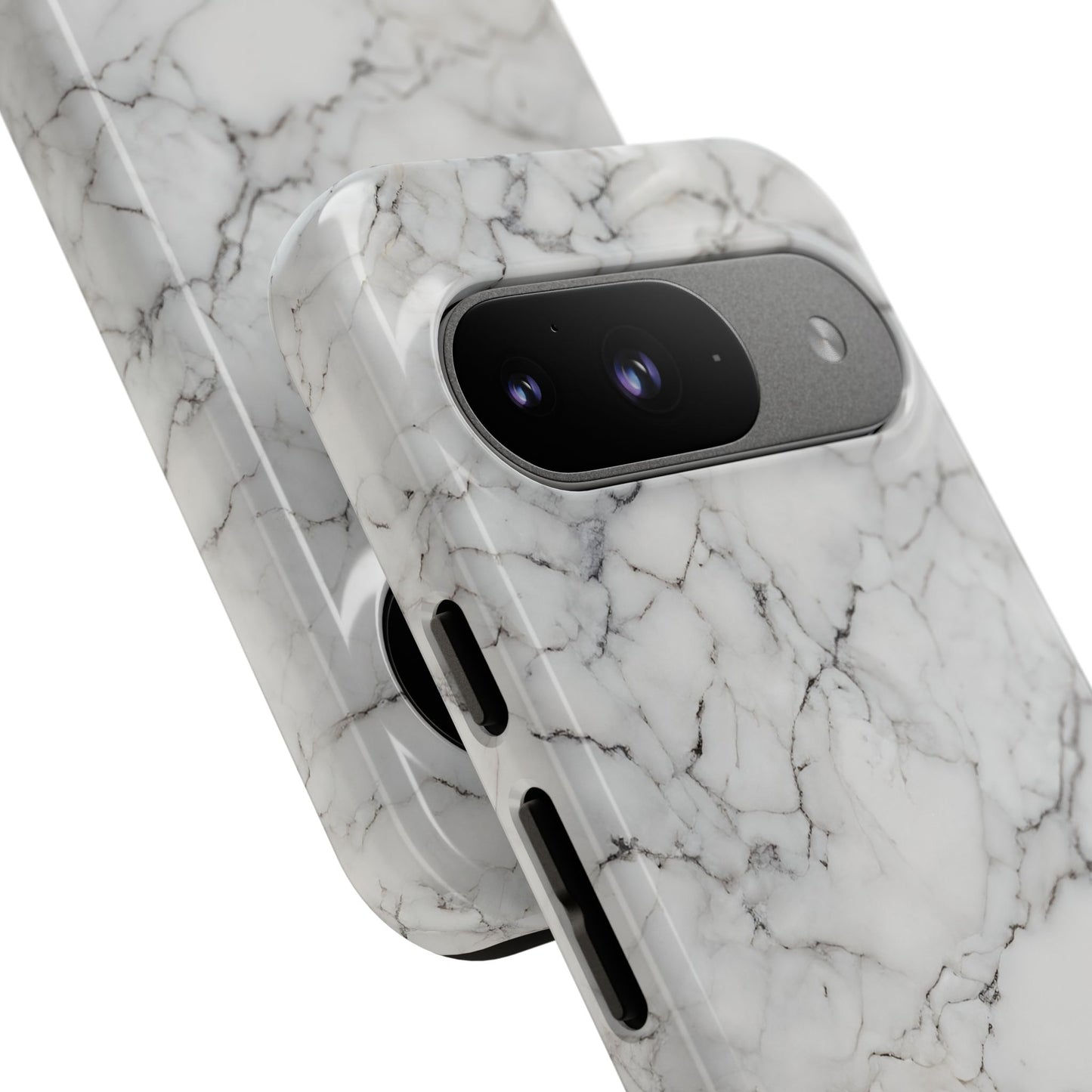 Marble Opulence in White - iPhone Case, Samsung Galaxy Case, Google Pixel Case