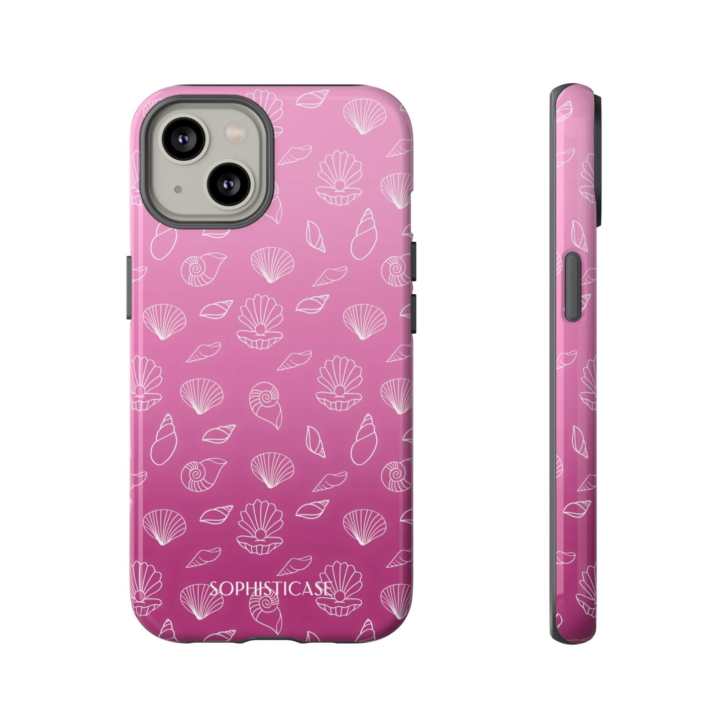 Seashell Society in Purple - iPhone Case, Samsung Galaxy Case, Google Pixel Case