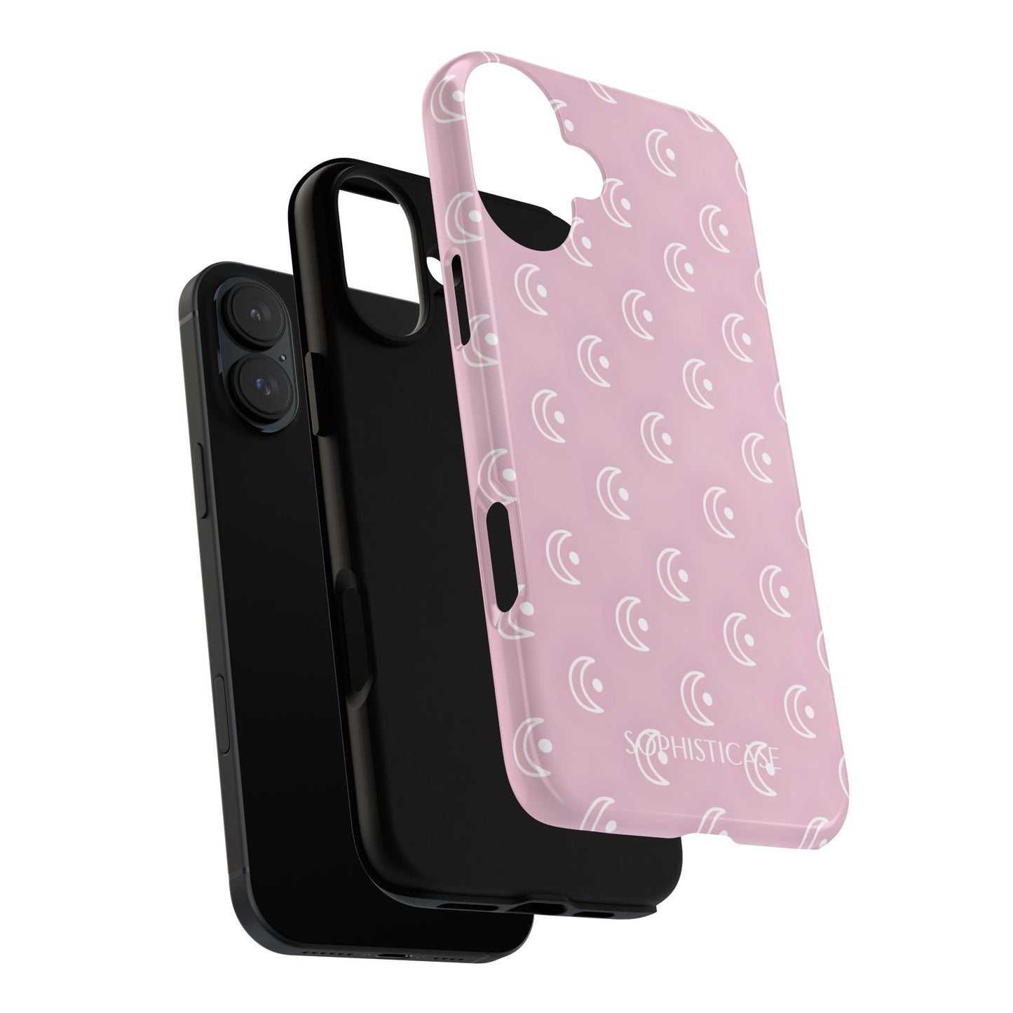 Moon Phase in Pink - Tough Phone Case for iPhone