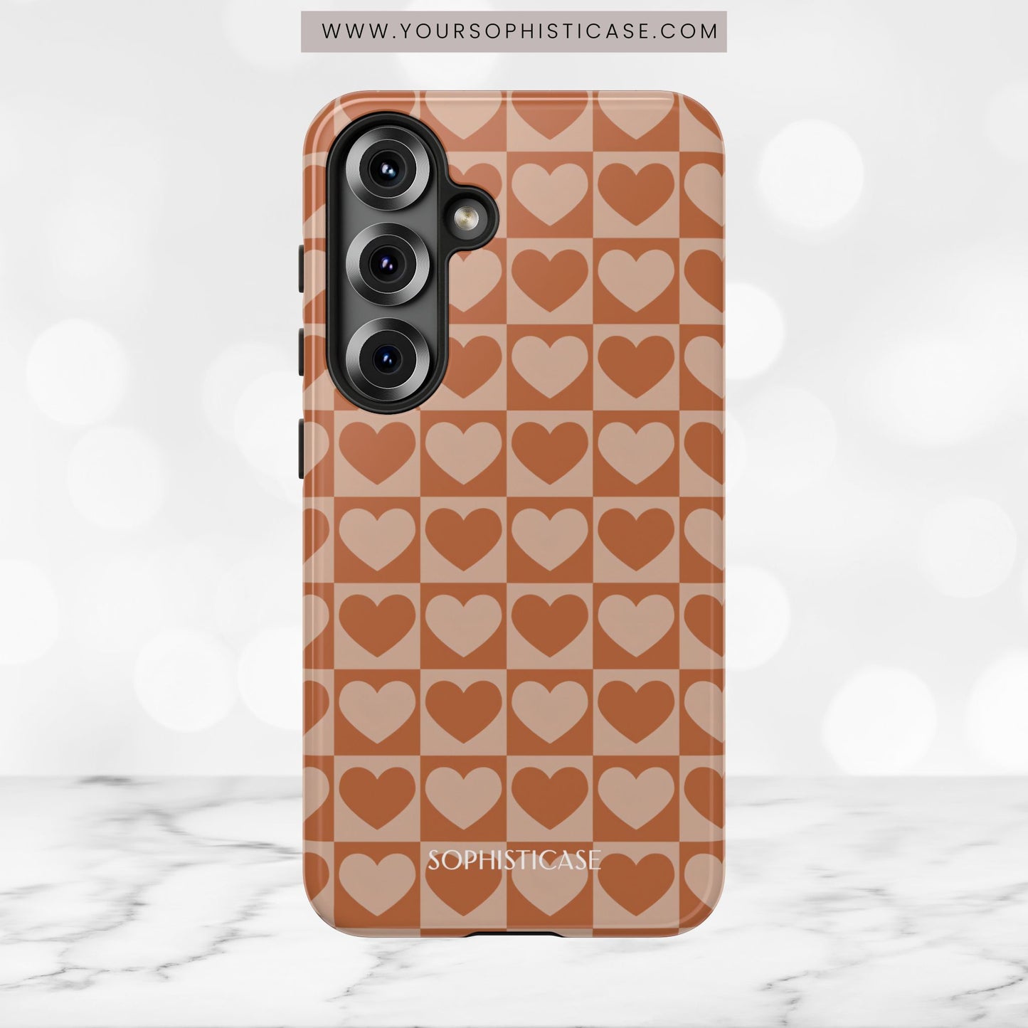 Tough Love in Brown - Tough Phone Case