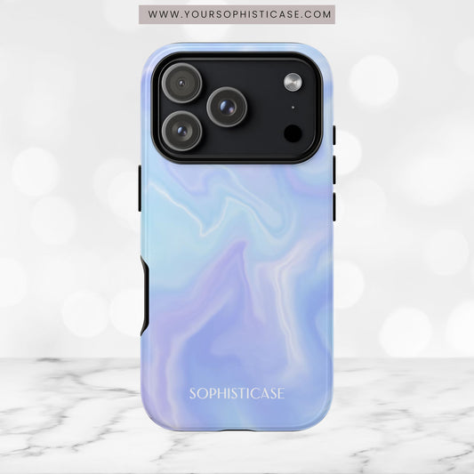 Liquid Magic in Blue Haze - iPhone Case