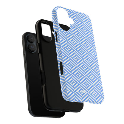 Illusions in Blue - iPhone Case