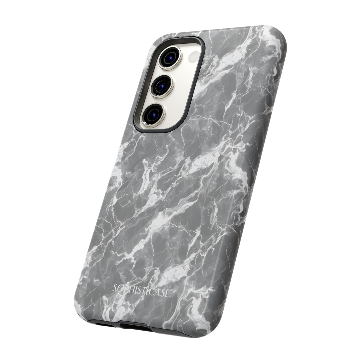 Marble Crush in Charcoal Grey - iPhone Case, Samsung Galaxy Case, Google Pixel Case
