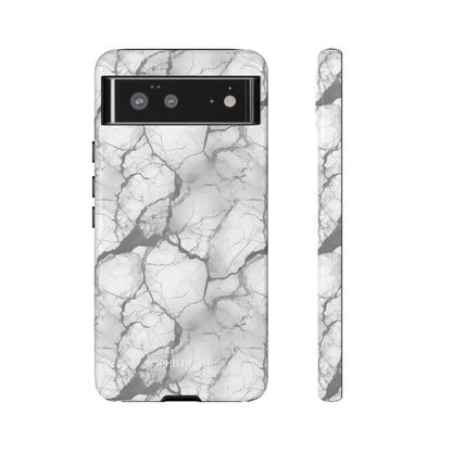 Marble Opulence in Charcoal Grey - Tough Phone Case