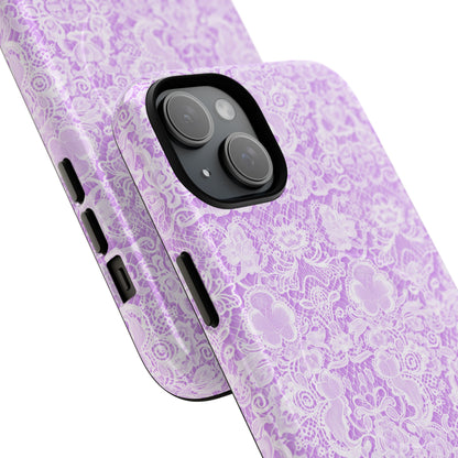 Luxe Lace in Purple - Magsafe Case