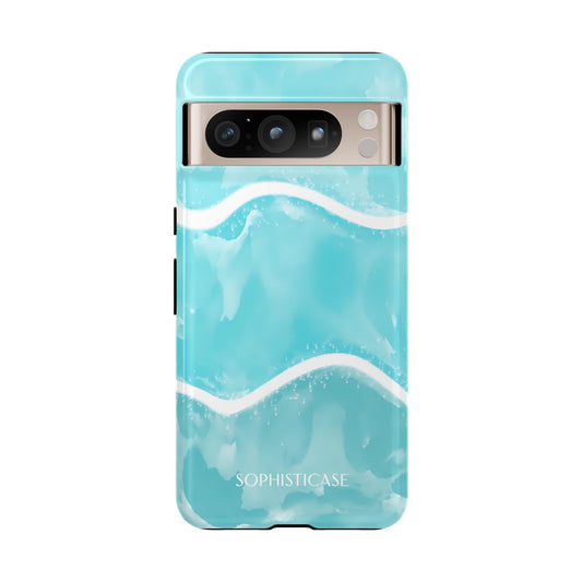 Serenity in Aqua - Drop Proof Phone Case for Google Pixel