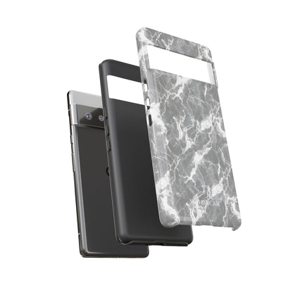 Marble Crush in Charcoal Grey - Tough Phone Case
