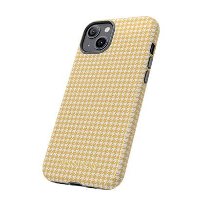 Tough Case - Houndstooth in Mustard