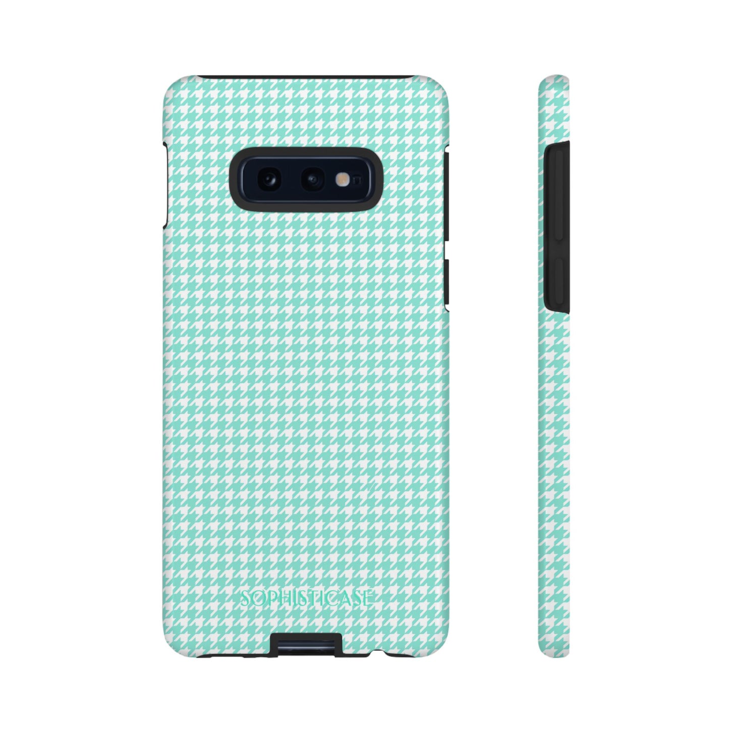 Tough Case - Houndstooth in Green