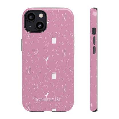 Cocktail Hour in Pink - iPhone Case