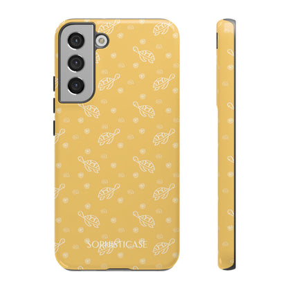 Turtle Island in Yellow - Tough Phone Case for Samsung Galaxy