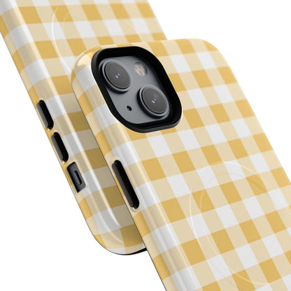 Gingham in Yellow - Magsafe Case