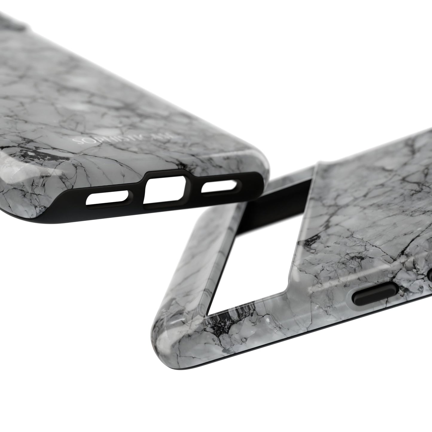 Marble Opulence in Grey - iPhone Case, Samsung Galaxy Case, Google Pixel Case