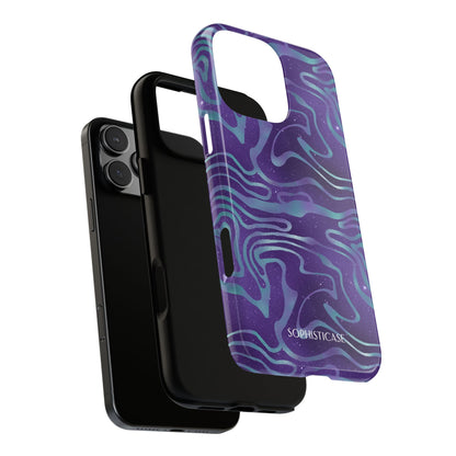 Cosmic Zebra in Blue & Purple - iPhone Case, Samsung Galaxy Case, Google Pixel Case
