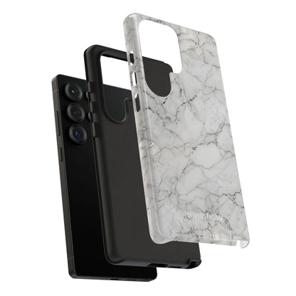 Marble Opulence in White - iPhone Case, Samsung Galaxy Case, Google Pixel Case