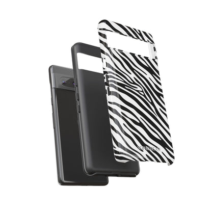 Dark Thoughts in Urban Zebra - Tough Phone Case