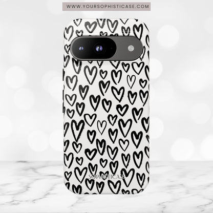 Dark Thoughts in Urban Heart - Tough Phone Case