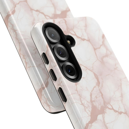 Marble Opulence in Neutral Beige - Tough Phone Case