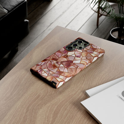 Rose' Runway in Champagne Mosaic - Tough Phone Case