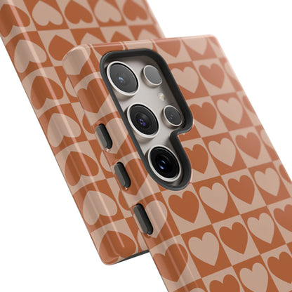 Tough Love in Brown - Tough Phone Case