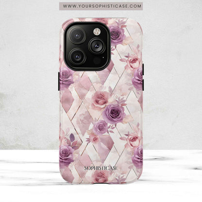 Royal Floral in Mauve Rose - iPhone Magsafe Case