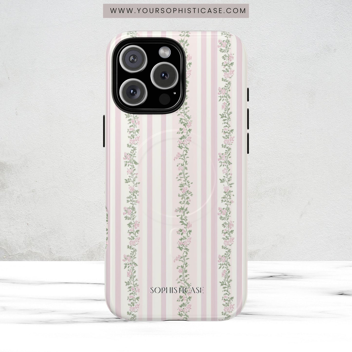 The Sweetest Thing in Coquette Rose Vine - iPhone Magsafe Case