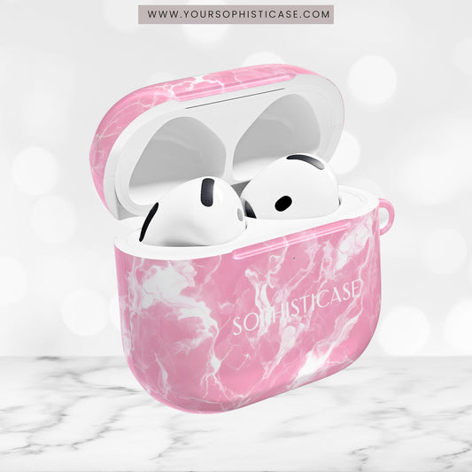 AirPod Cases - Marble Crush in Pink