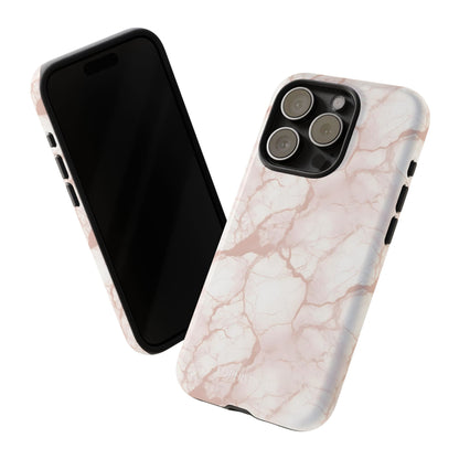 Marble Opulence in Neutral Beige - Tough Phone Case