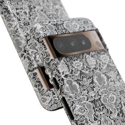 Luxe Lace in Black - iPhone Case, Samsung Galaxy Case, Google Pixel Case