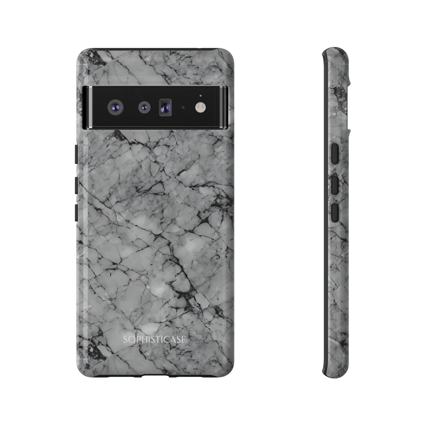Marble Opulence in Grey - iPhone Case, Samsung Galaxy Case, Google Pixel Case