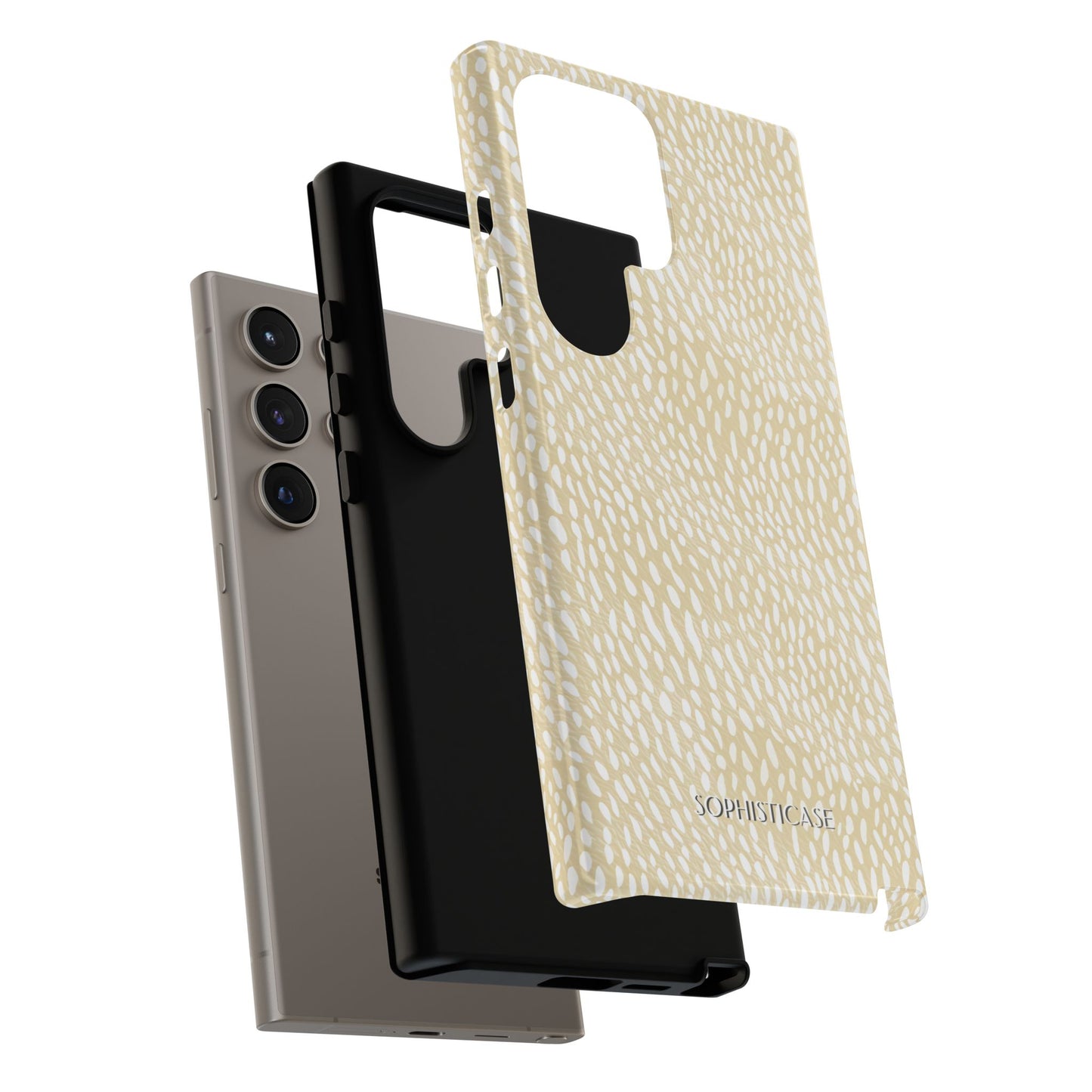 Oh Deer! in Neutral Beige- Tough Phone Case