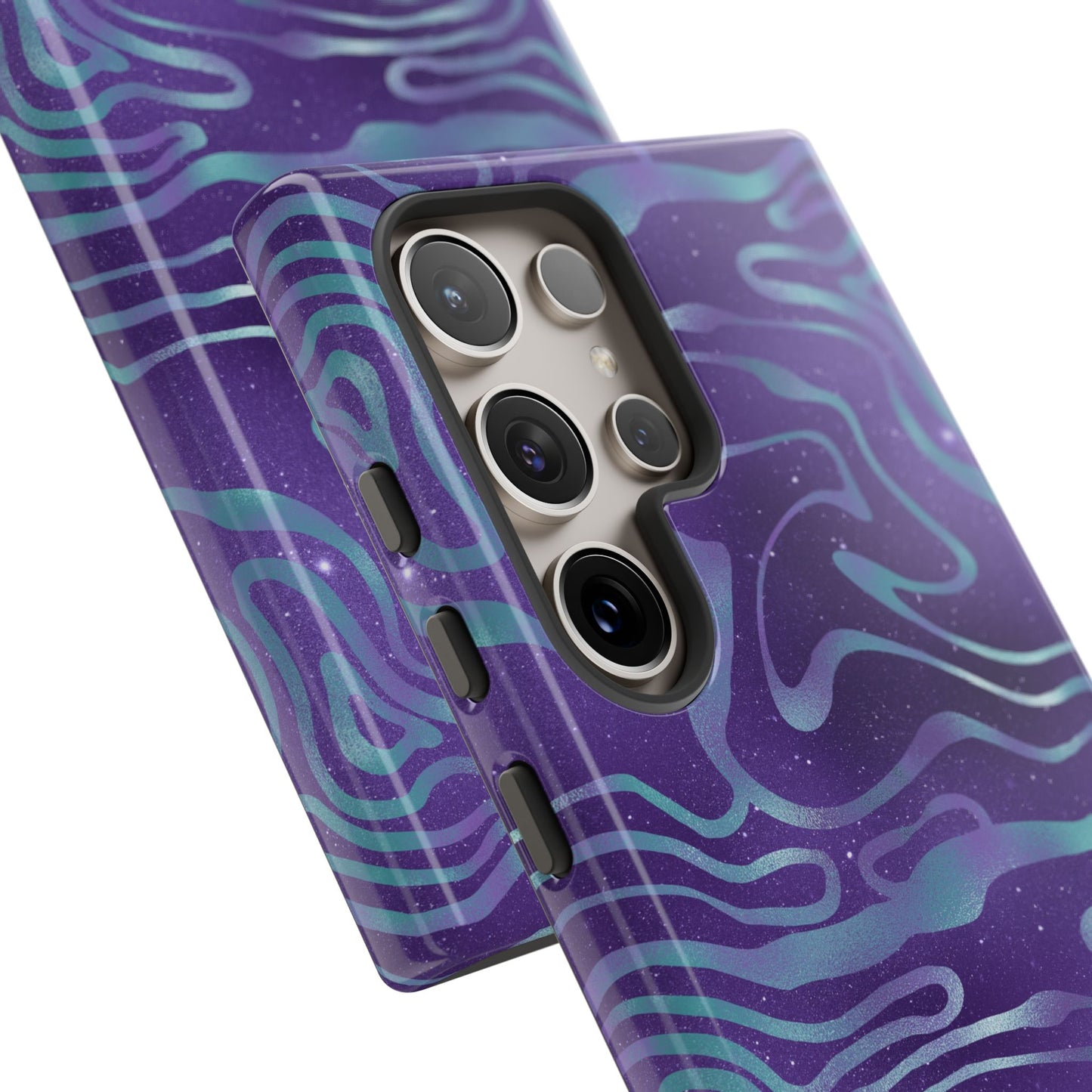 Cosmic Zebra in Blue & Purple - iPhone Case, Samsung Galaxy Case, Google Pixel Case