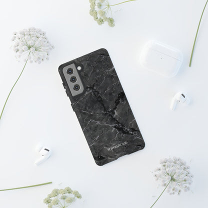 Marble Opulence in Black - iPhone Case, Samsung Galaxy Case, Google Pixel Case