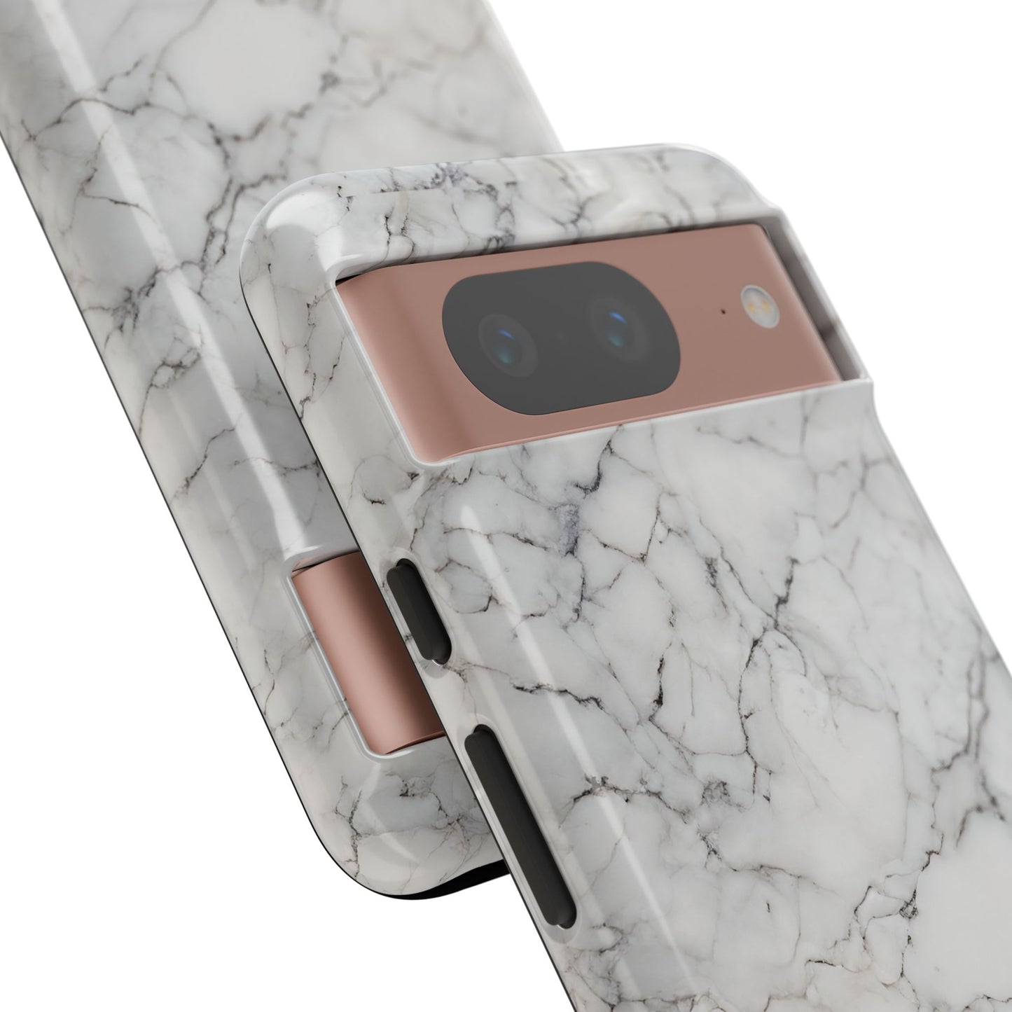 Marble Opulence in White - iPhone Case, Samsung Galaxy Case, Google Pixel Case