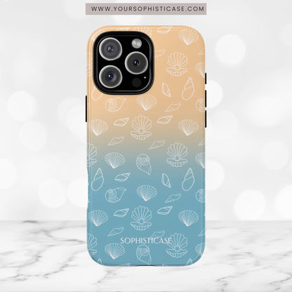 Seashell Society in Sandy Shore - iPhone Case, Samsung Galaxy Case, Google Pixel Case