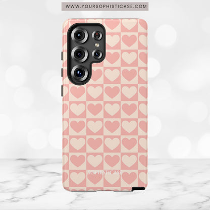 Tough Love in Pink - Tough Phone Case