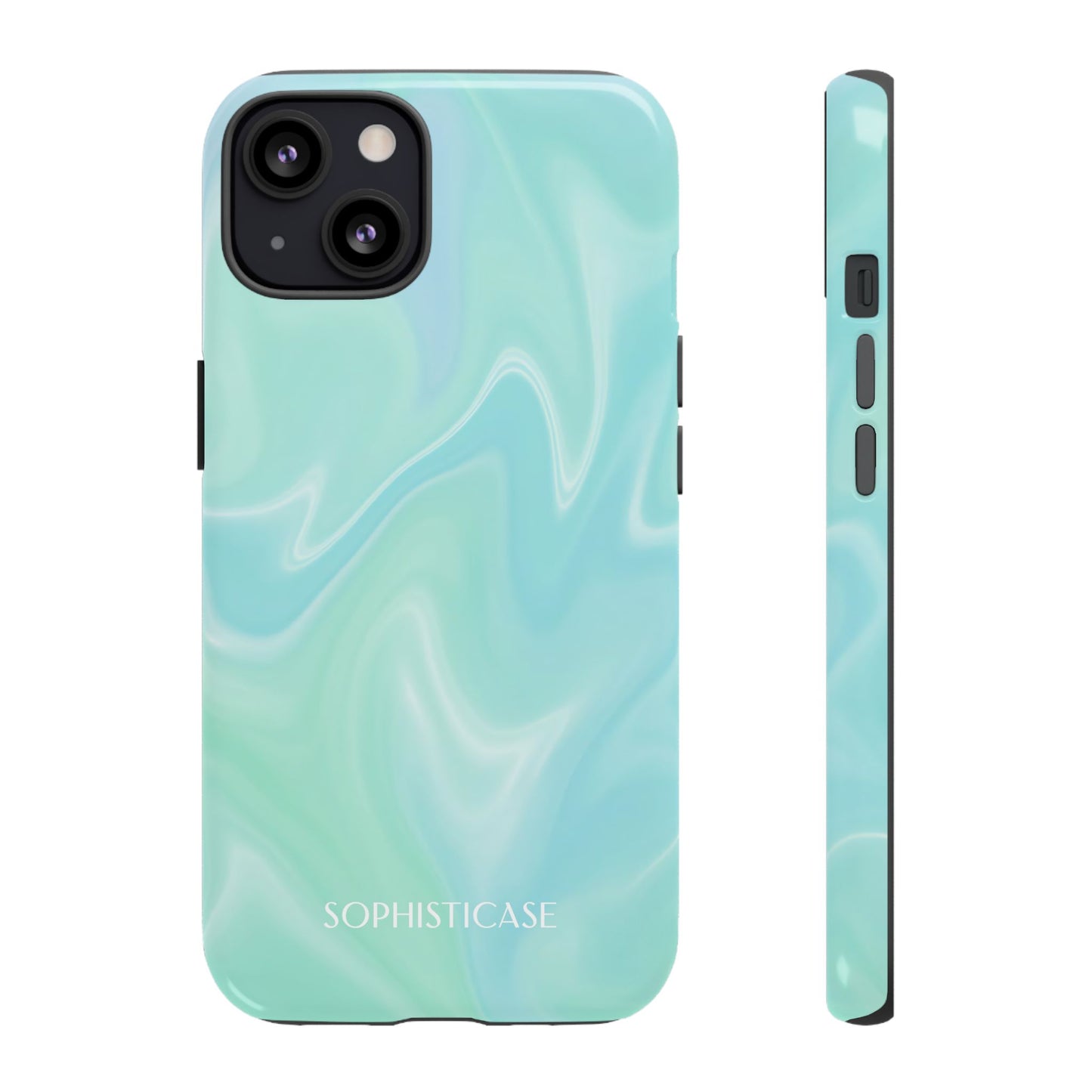 Liquid Magic in Green Haze - Drop Proof Phone Case for iPhone