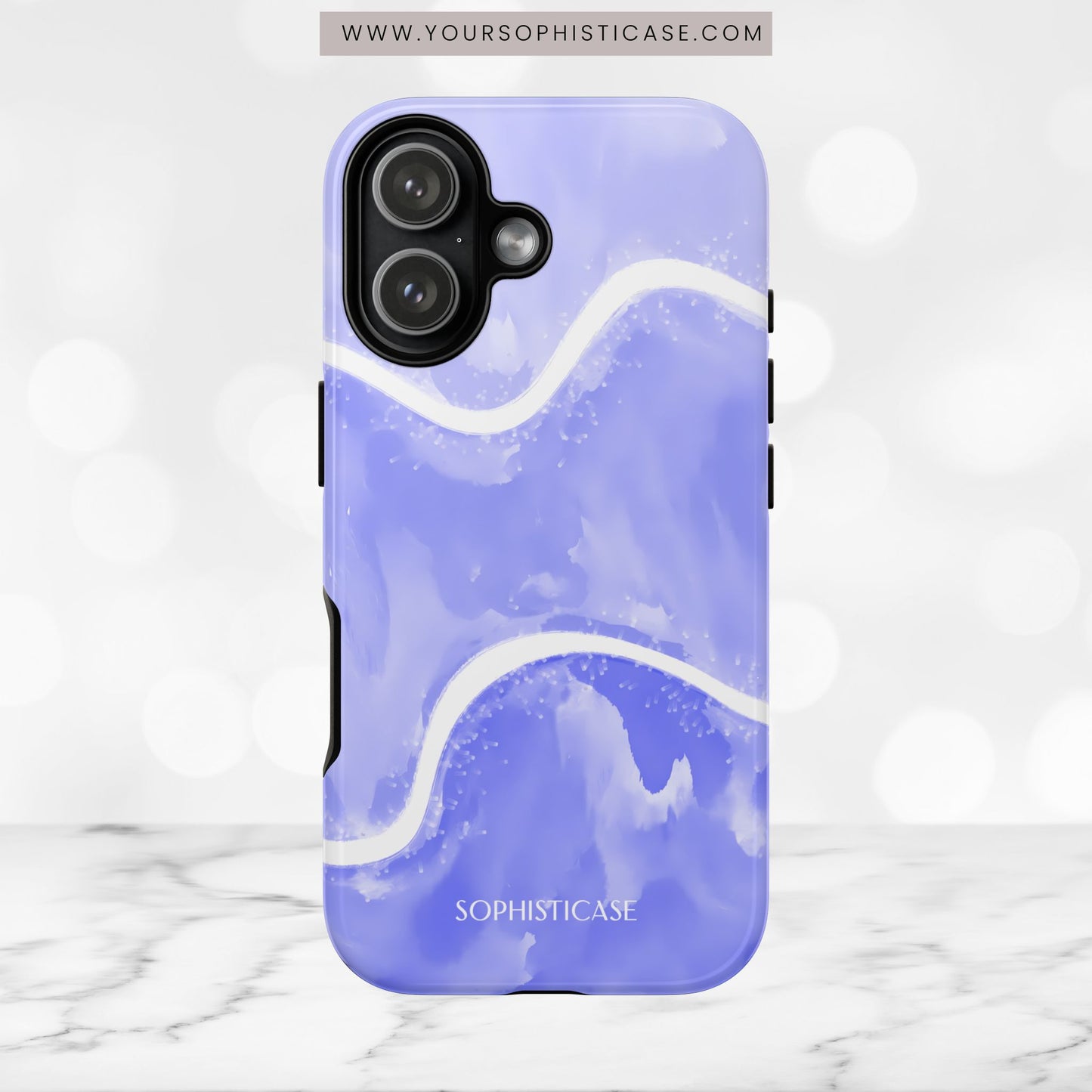 Serenity in Light Purple - iPhone Case