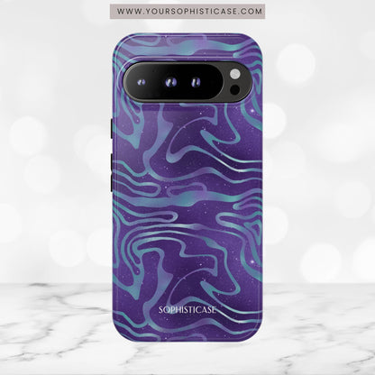Cosmic Gold in Blue & Purple - iPhone Case, Samsung Galaxy Case, Google Pixel Case