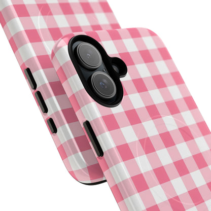 Gingham in Salmon - Magsafe Case