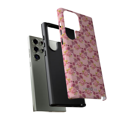 Rose Diamond Romance in Amelie - Tough Phone Case