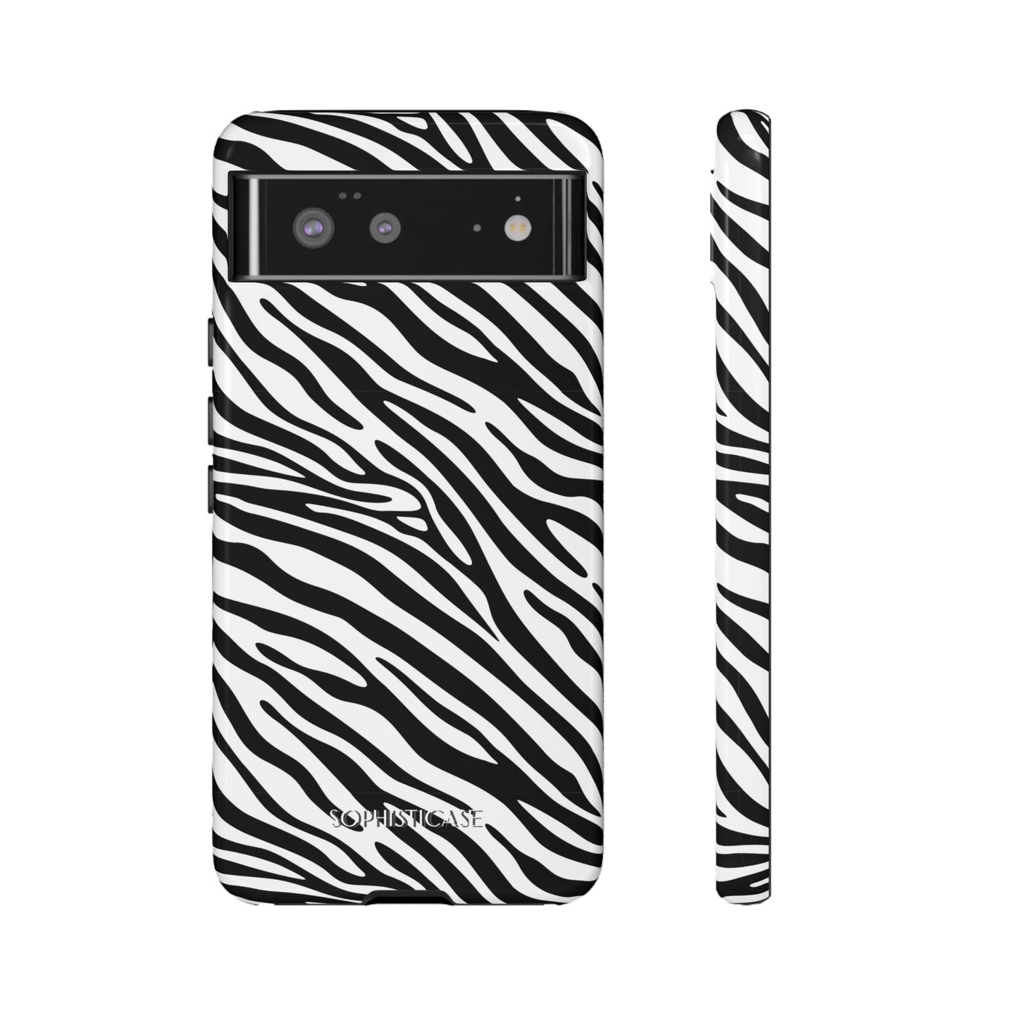 Dark Thoughts in Urban Zebra - Tough Phone Case